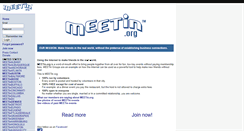 Desktop Screenshot of meetin.org